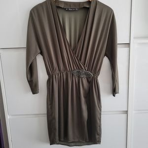 ♠️Zara Trafaluc Wrap Dress with Pockets